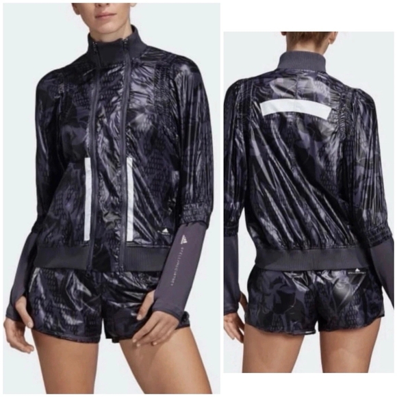 Adidas by Stella McCartney Python Print Running Jacket - Picture 8 of 16